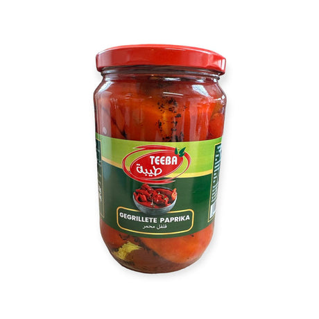 TEEBA Gegrillete Paprika 620G - 24shopping.shop