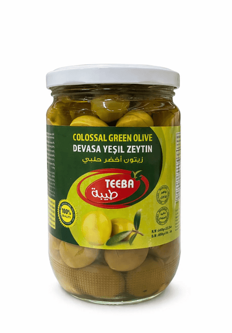 Teeba Green Olives Halabi 650g - 24shopping.shop