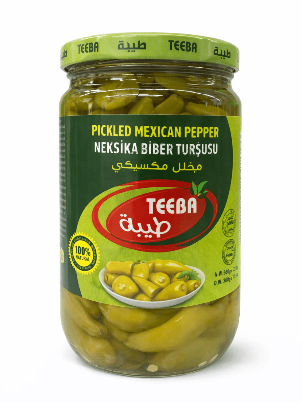 Teeba Pickled Mexican Pepper 600g - 24shopping.shop