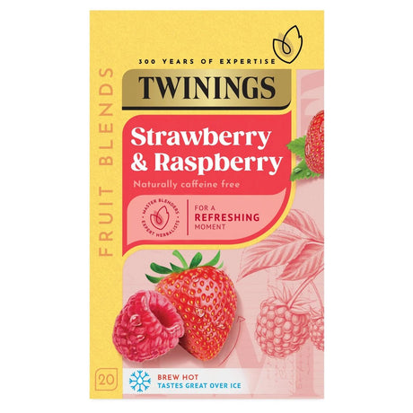 Twinings Strawberry & Raspberry Tea 20 Bags - 24shopping.shop