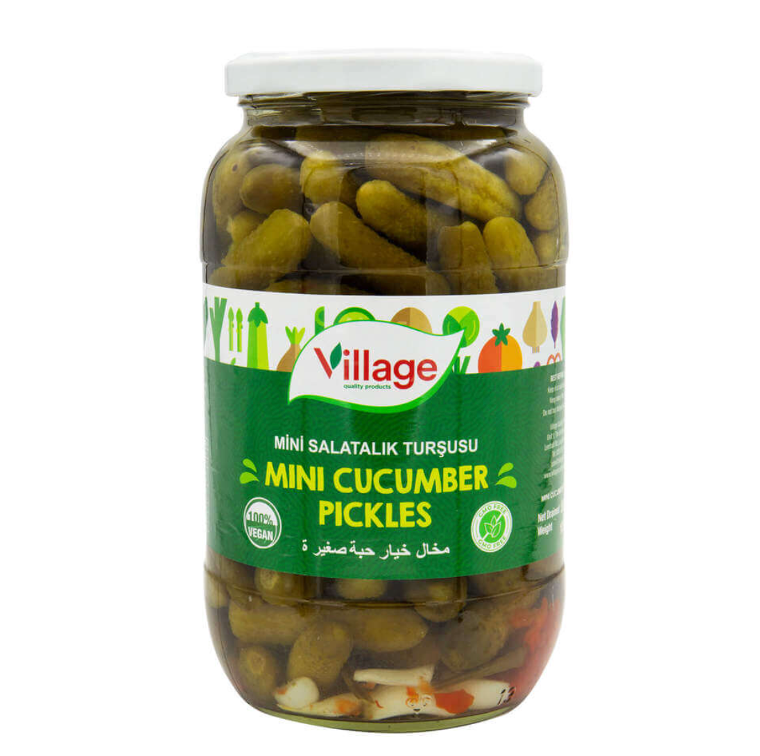 Village Mini Cucumber Pickles 360g - 24shopping.shop