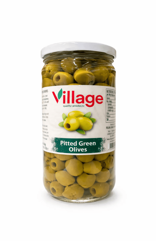 Village Pitted Green Olives 680g - 24shopping.shop