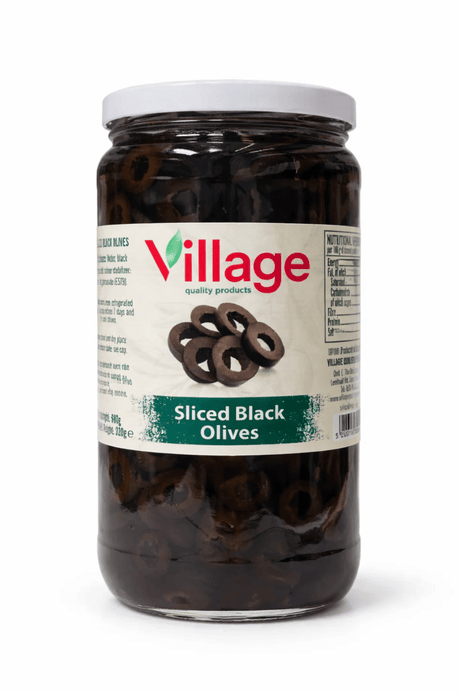 Village Sliced Black Olives 680g - 24shopping.shop