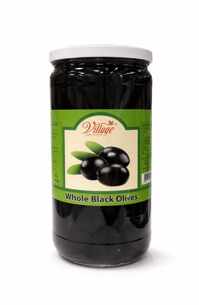 Village Whole Black Olives 700g - 24shopping.shop