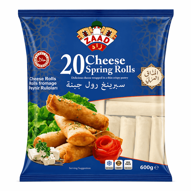 Zaad Cheese Spring Rolls 20 Pcs - 24shopping.shop