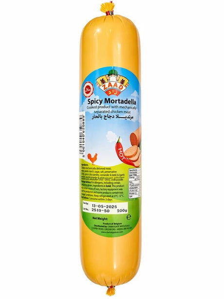 Zaad Spicy Chicken Mortadella 500g - 24shopping.shop