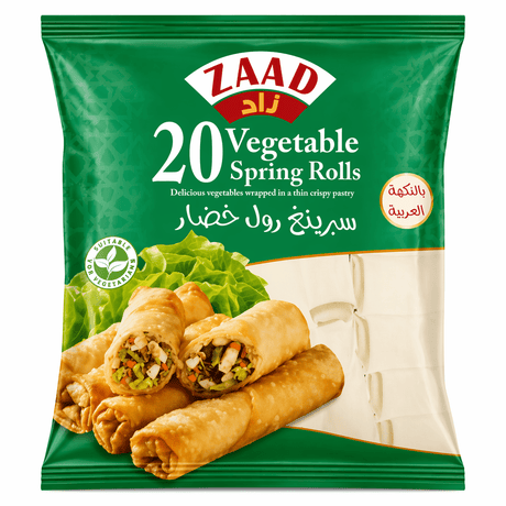 Zaad Vegetable Spring Rolls 20 Pcs - 24shopping.shop