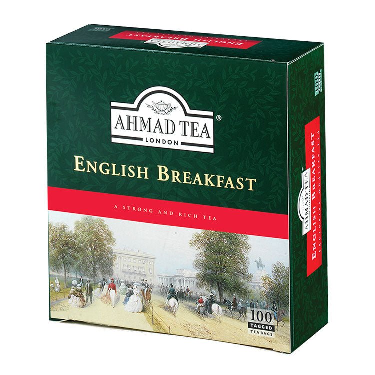 Ahmad Tea English Breakfast — 100 Bags
Ahmad English Breakfast tea 100 bags