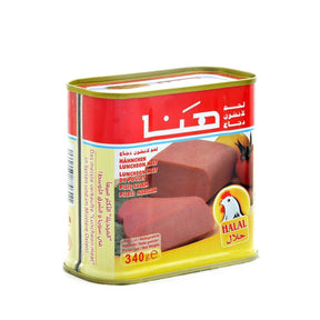 Hana Chicken Luncheon Halal Mortadella 340g packaging
