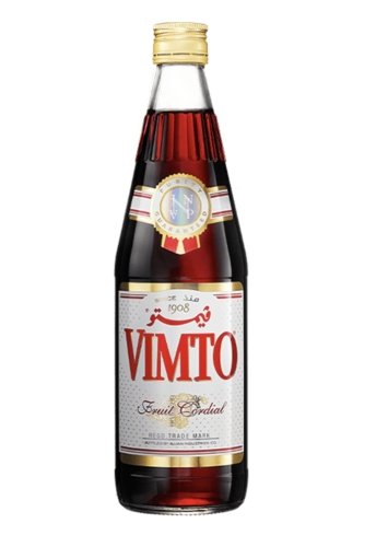 Vimto cordial 710ml Arabic fruit syrup glass bottle
