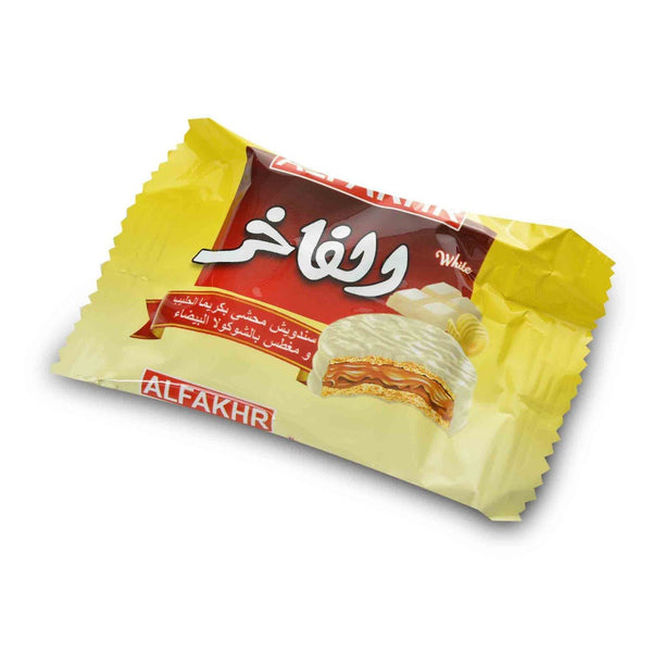 Al Fakhr Biscuits White Coated 24pcs - 24shopping.shop
