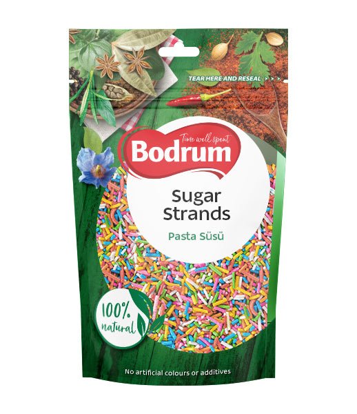 Bodrum Coloured Sugar Strands (Pasta Susu) - 24shopping.shop