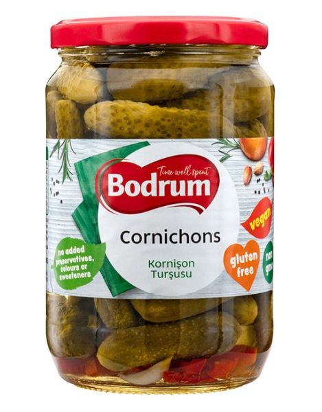 Bodrum Cornichons Jar 680g - 24shopping.shop