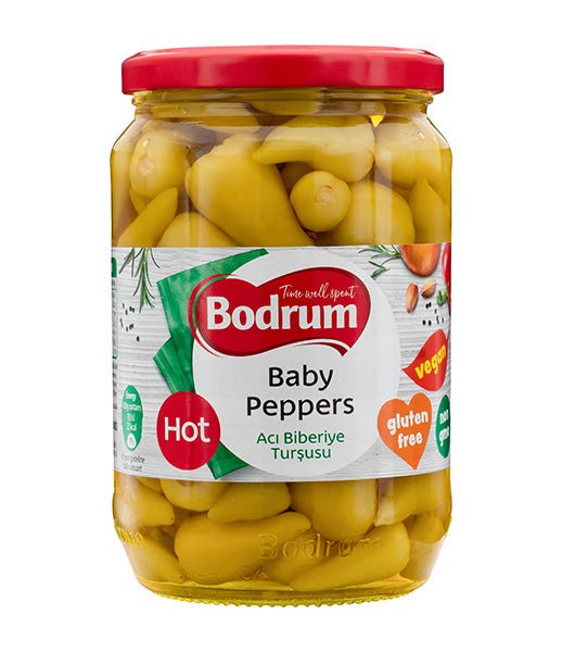 Bodrum Hot Baby Peppers 640G - 24shopping.shop