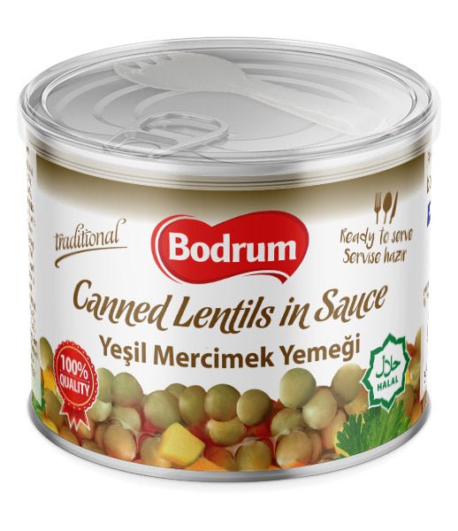 Bodrum R.M. Green Lentils in Sauce 400g - 24shopping.shop