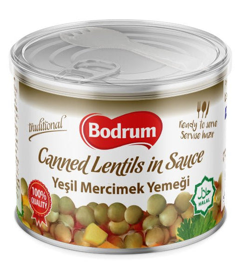 Bodrum R.M. Green Lentils in Sauce 400g - 24shopping.shop