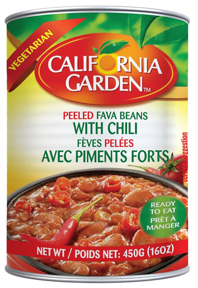 California Garden Foul Chili Peeled 450g - 24shopping.shop