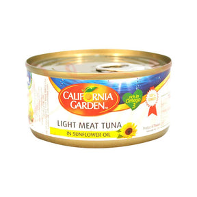 CALIFORNIA GARDEN LIGHT MEAT TUNA IN SUNFLOWER OIL 185gr - 24shopping.shop