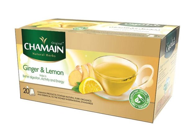Chamain Ginger & Lemon 20 Bags - 24shopping.shop
