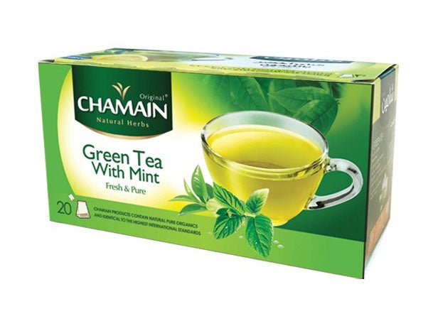 Chamain Green Tea With Mint 20 Bags - 24shopping.shop