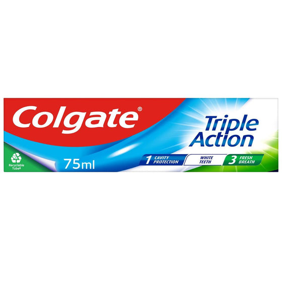 Colgate Triple Avtion Toothpaste, 75ml - 24shopping.shop