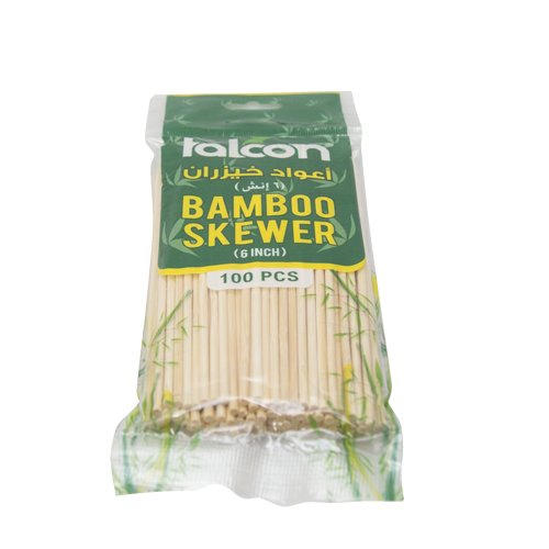 Falcon - Bamboo Skewers 6 Inch - 100 Pieces - 24shopping.shop
