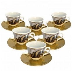 Home Coffee Cup Set (H1-23) 12pcs - 24shopping.shop