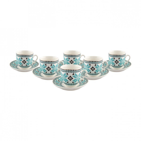 HW Coffee Cups Set 12pcs No99 - 24shopping.shop