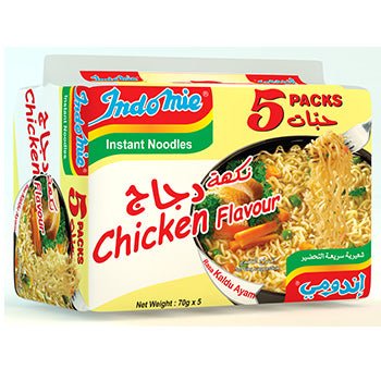 INDOMIE Instant Noodles Chicken Flavour 5 Pack - 24shopping.shop