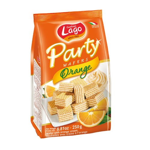Party Wafers Orange 250gr - 24shopping.shop