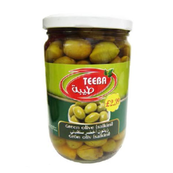 Teeba Salkini Green Olives 640g - 24shopping.shop